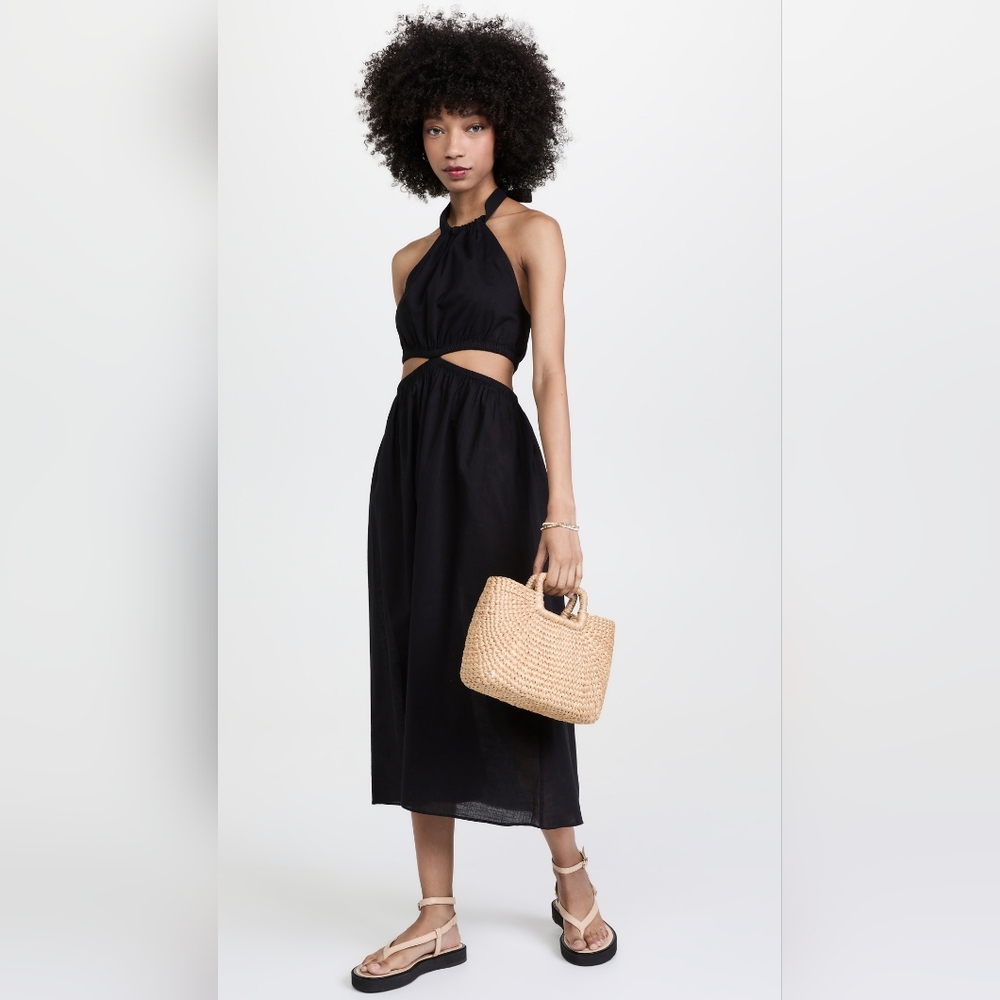 Playa Lucila Cutout High Neck Dress Size: XXL Color: Black Quantity: 1